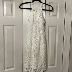 White lace dress